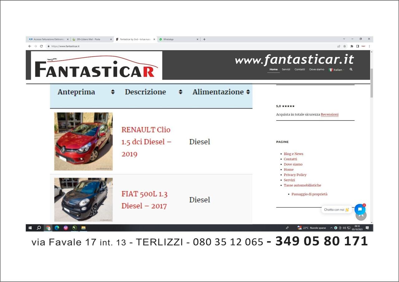 Fiat Grande Punto 1.3 MJT 75 CV 5 porte S&S Actual