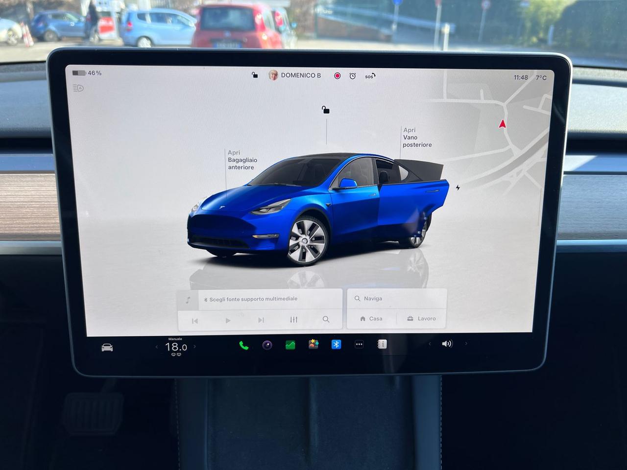 Tesla Model Y Single Motor rwd- DOPPI cerchi da 20"- autopilot