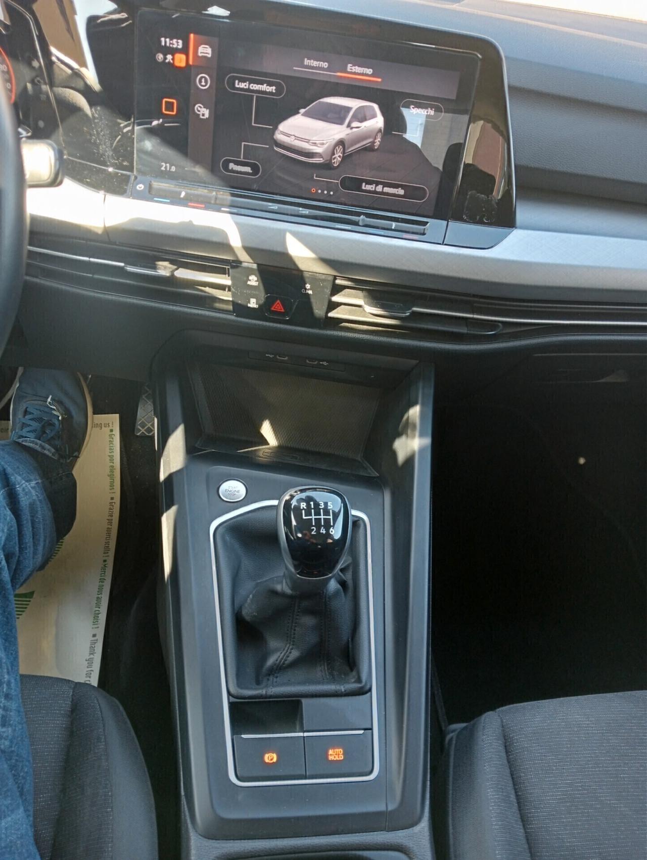 Volkswagen Golf 8° 1.0 TSI EVO Life X Neopatentati