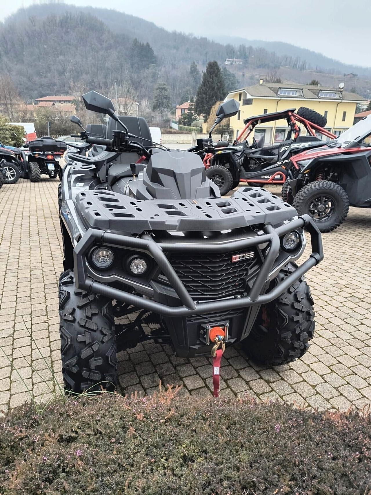 QUAD AODES ODES 850 PATHCROSS TARGA GIALLA