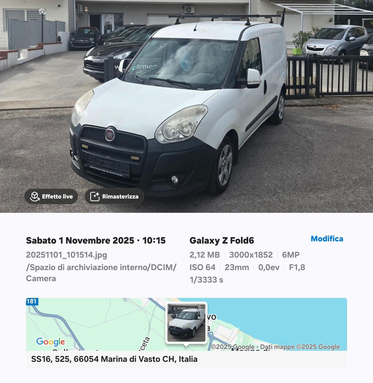 Fiat Doblo Doblò 1.3 MJT PC-TN Cargo Lamierato SX