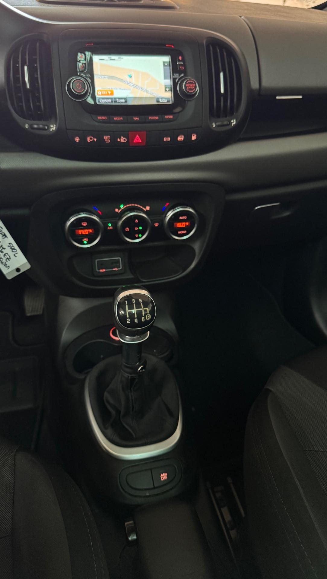 FIAT 500 L, 90000 CHILOMETRI, 2016,TETTO PELLE NAVIGATORE