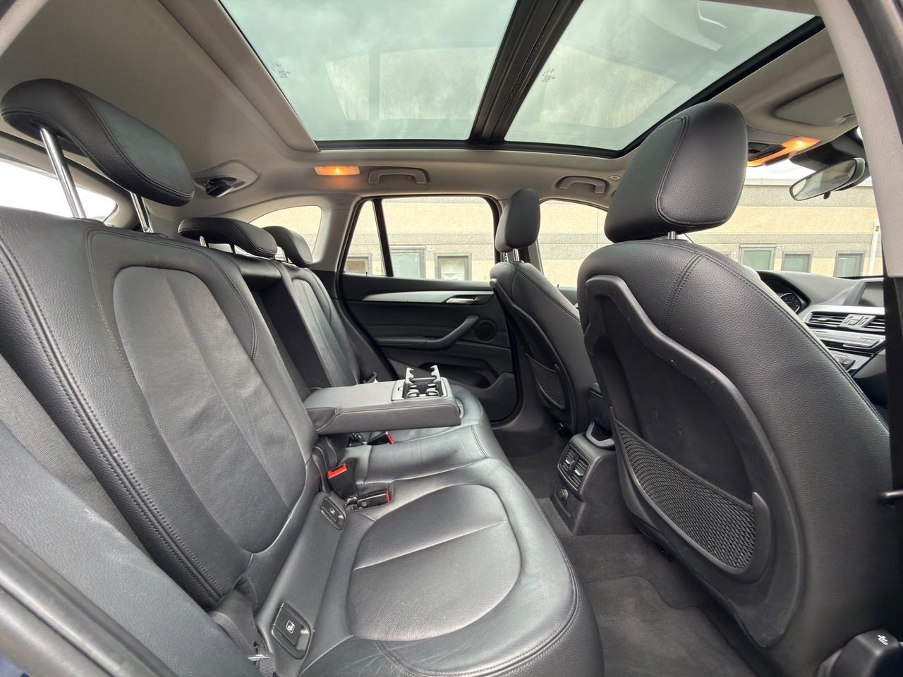 BMW X1 18d F48 XDRIVE AUTOMATICA - TETTO APRIBILE - PELLE - NAVIGATORE