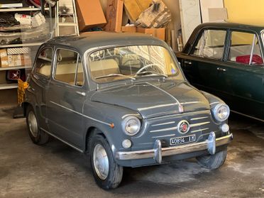 Fiat 600 D 750cc 21CV DOCUMENTI ORIGINALI D’EPOCA