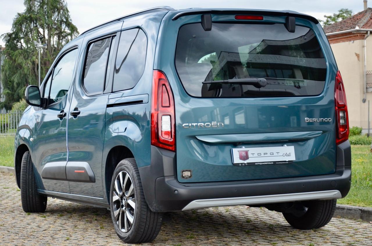 CITROEN BERLINGO 1.5 BLUEHDI XTR 130cv 5 POSTI, UNICOPROPRIETARIO, GARANZIA UFFICIALE 6/27, SERVICE CITROEN, TETTO, RETROCAMERA, APPLE ANDROID, PERMUTE