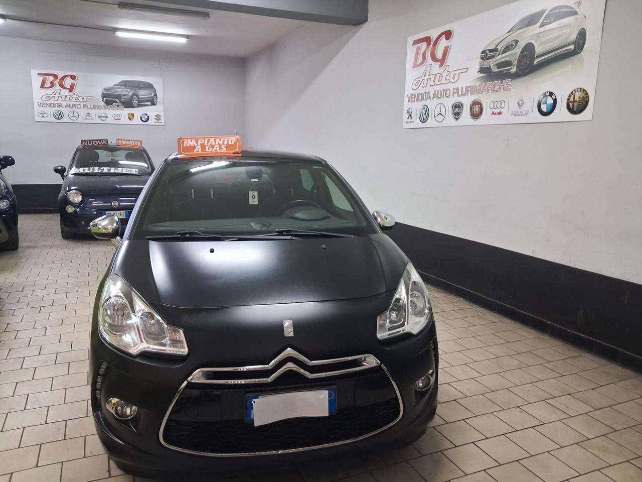 Citroen DS3 Just Black 1.4 GPL unico prop 2013