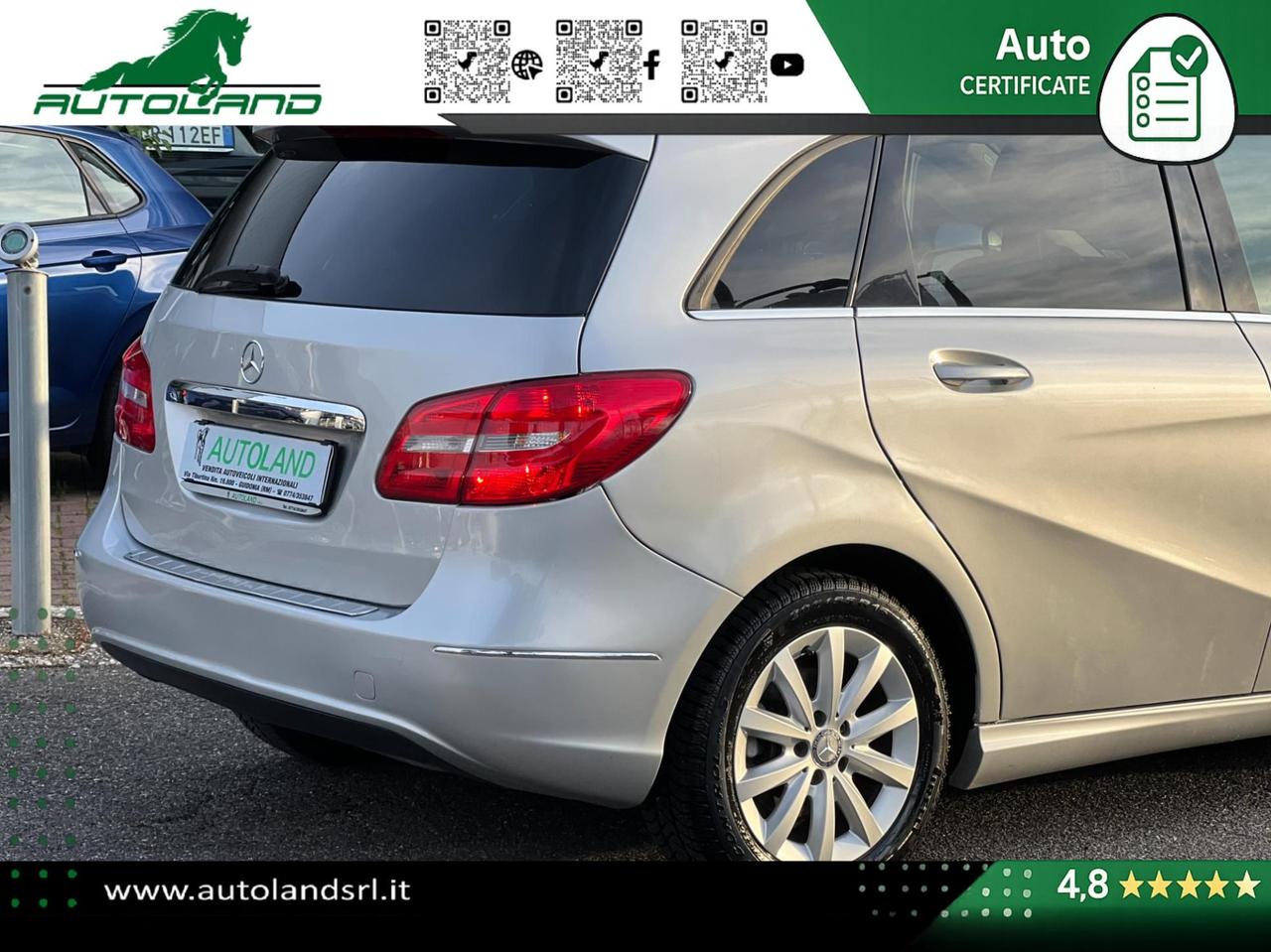 Mercedes B 180 CDI BlueEfficiency Automatica Pelle