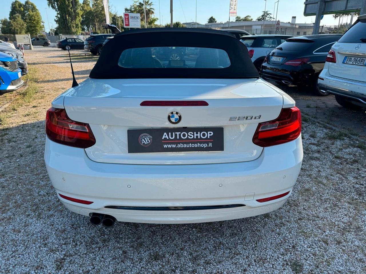 BMW - Serie 2 Cabrio - 220d Cabrio Sport - FINANZIABILE - PERMUTE