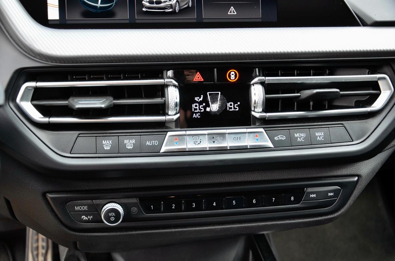 BMW 116d MSPORT 116cv AUTO, SERVICE UFF BMW, UFF ITALIANA, EURO 6D, APPLE, NAVI, FARI LED, PERMUTE
