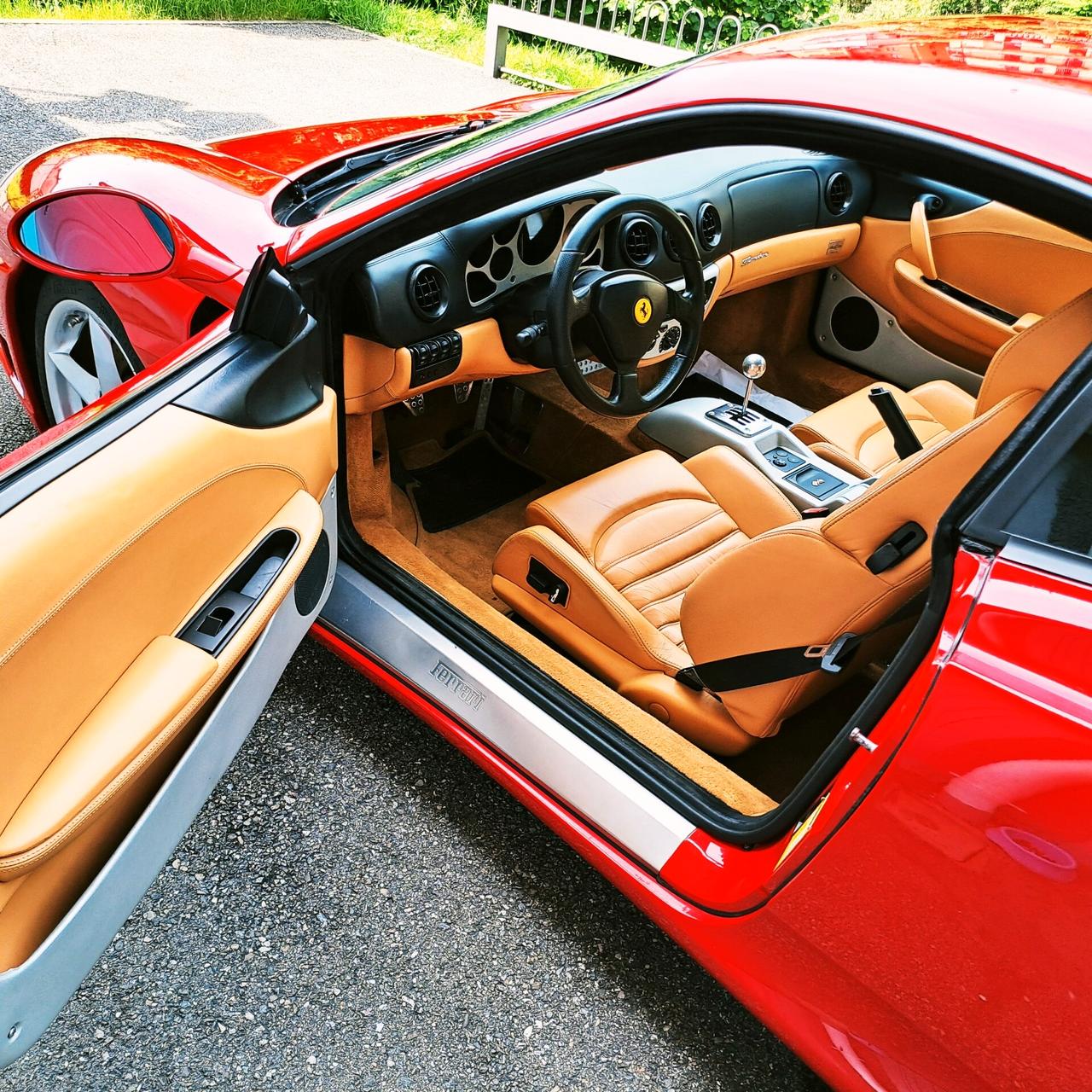 Ferrari 360 Modena MANUALE - interni BEIGE