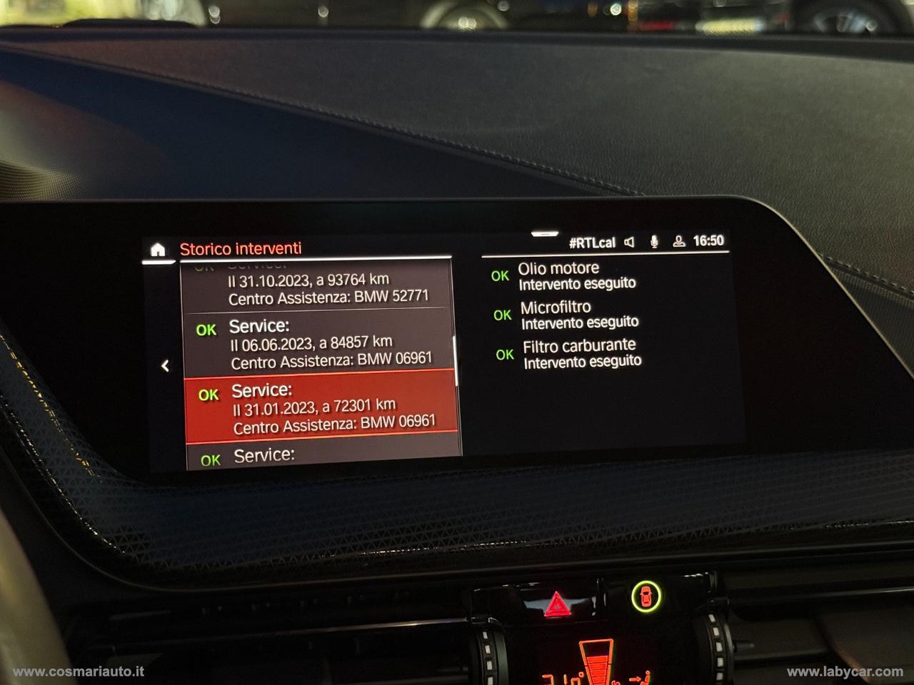 BMW 116d Sport AUTO LUCI AMBIENT, CARPLAY