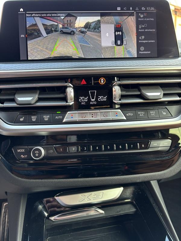 BMW X3 xdrive20d mhev 48V Msport auto FARI LASER-NAVI-19"