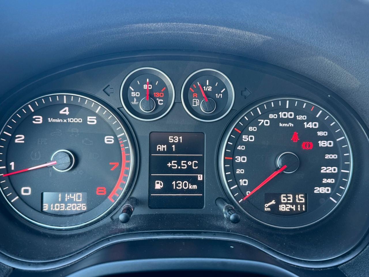 Audi A3 2009 Sportback 1.8 tfsi Ambition