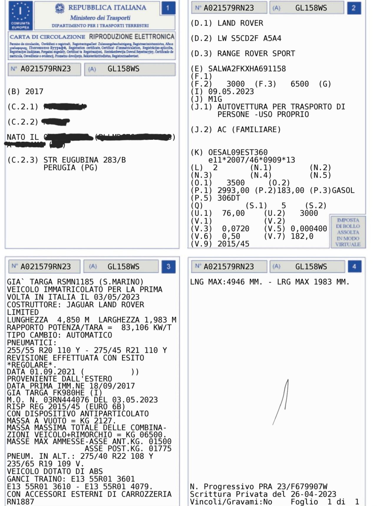 Land Rover Range Sport 3.0 TDV6 HSE