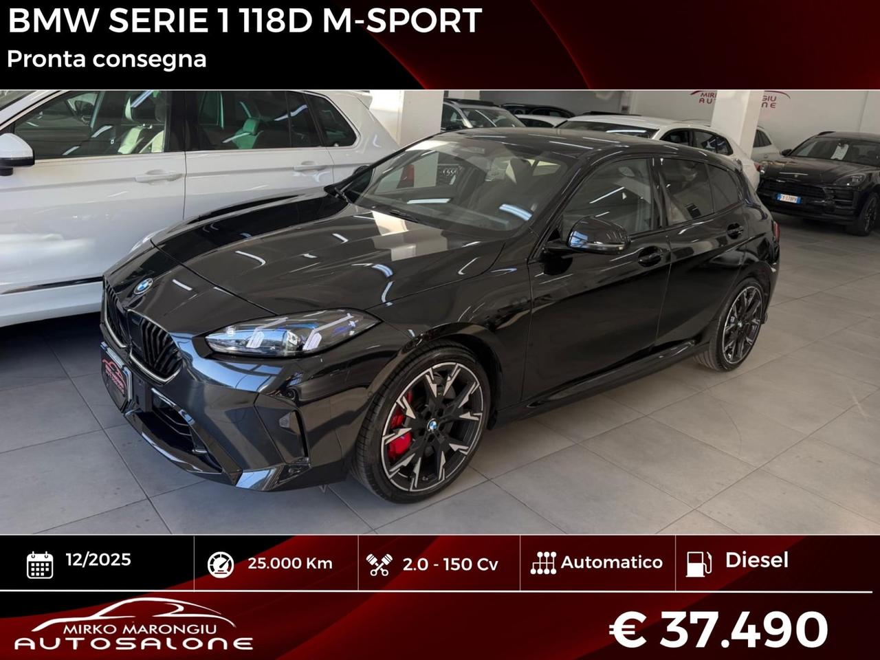 Bmw SERIE 1 118d MSport FINANZIABILE