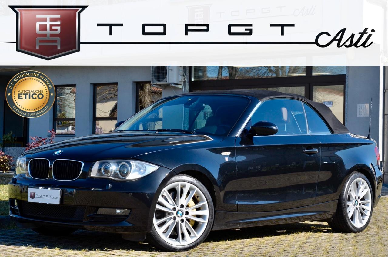 BMW 125i CABRIO FUTURA 218cv AUTO, UFF ITALIANA, BREMBO, 18", NAVI, PERMUTE