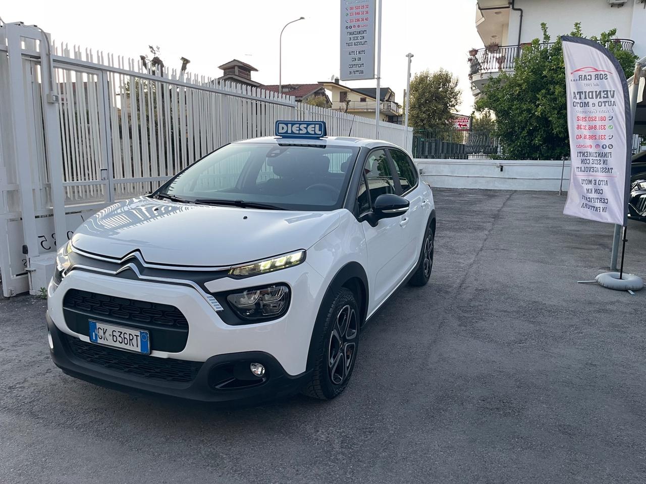 Citroen C3 BlueHDi 100 S&S Feel Pack KM 83.500CERTIFICATI!!!