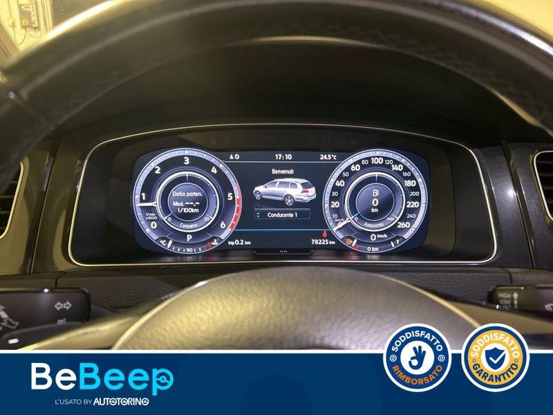 Volkswagen Golf ALLTRACK 2.0 TDI EXECUTIVE 4MOTION 184CV DSG