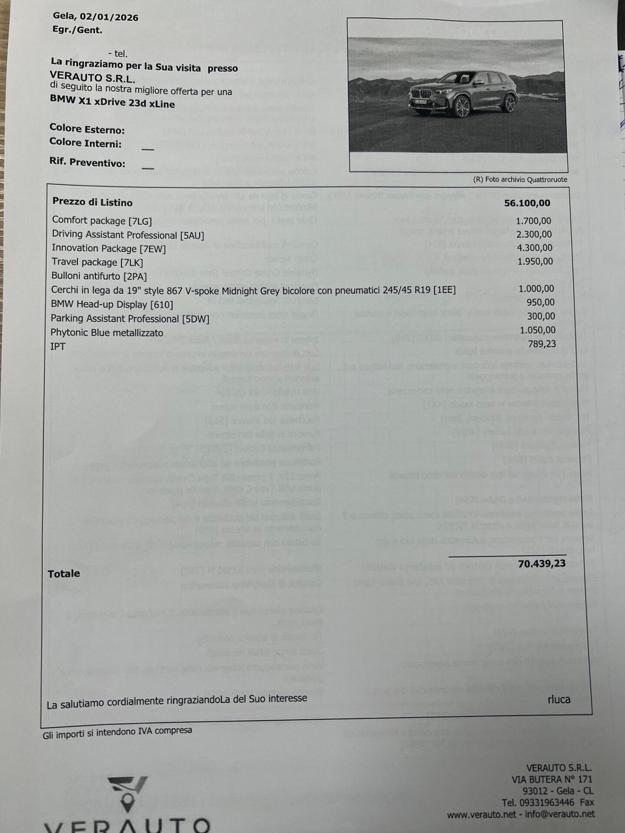Bmw X1 xdrive23d X-Line - SUPER OFFERTA T-STOCK