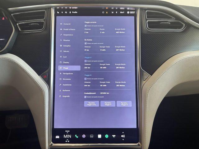 TESLA Model S 90kWh All-Wheel Drive Tetto Pan Apri Sedili Risc V