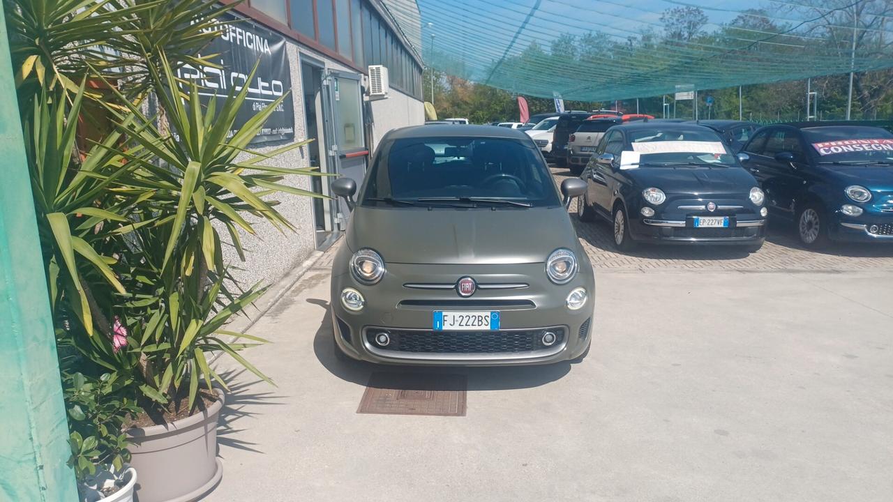 Fiat 500 1.2 S VERDE OPACA OK NEOPATENTATI