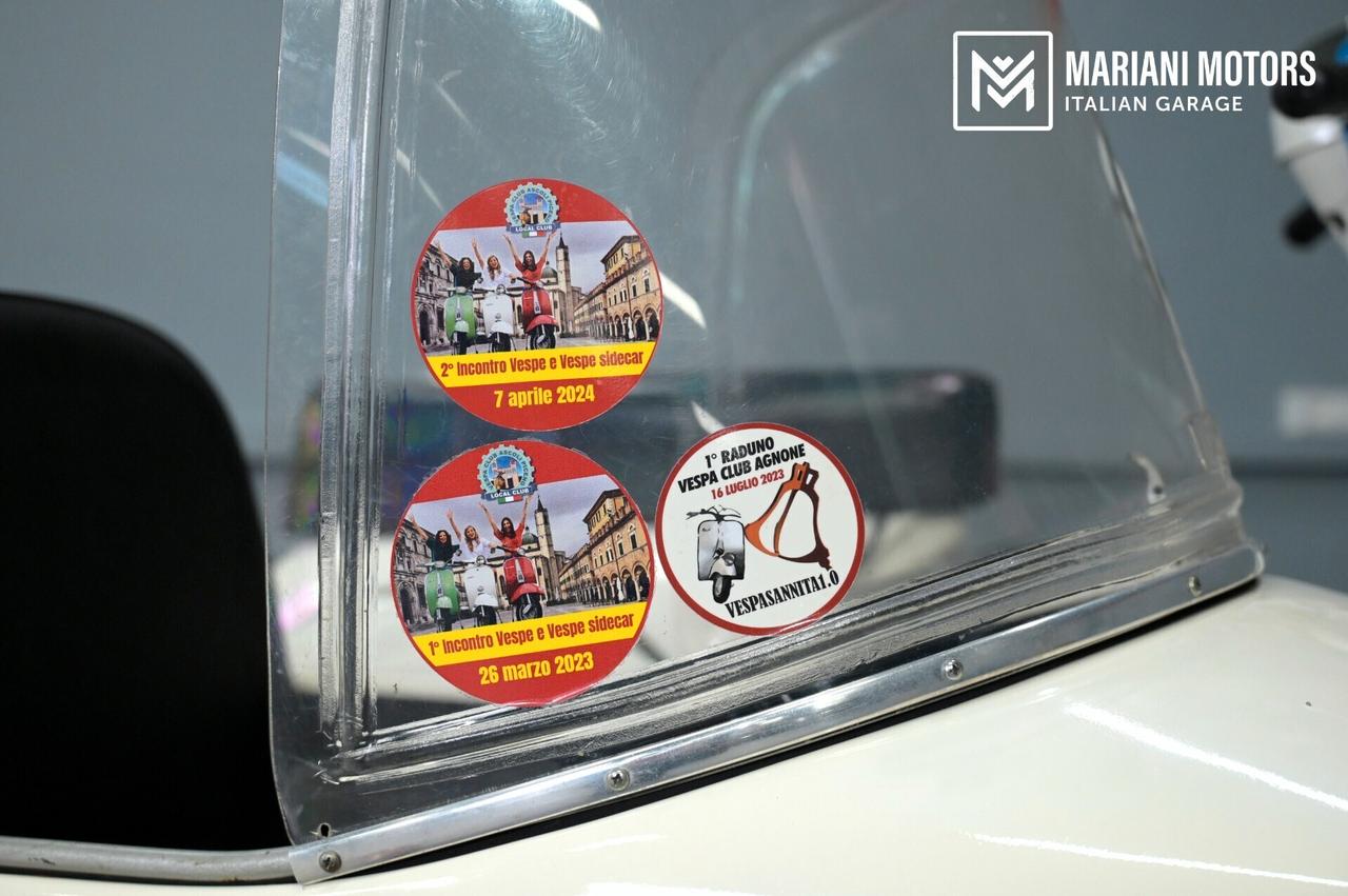 Vespa P200E Sidecar TARGA ORO 3 Posti!