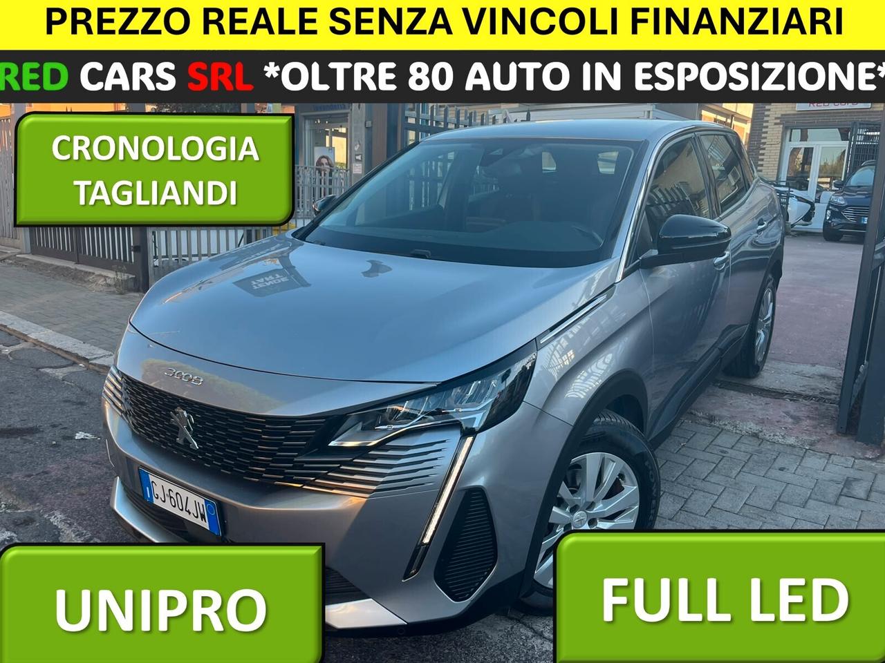 PEUGEOT 3008 ALLURE 1.5hdi UNIPRO *PREZZO VERO* CRONO TAGLIANDI