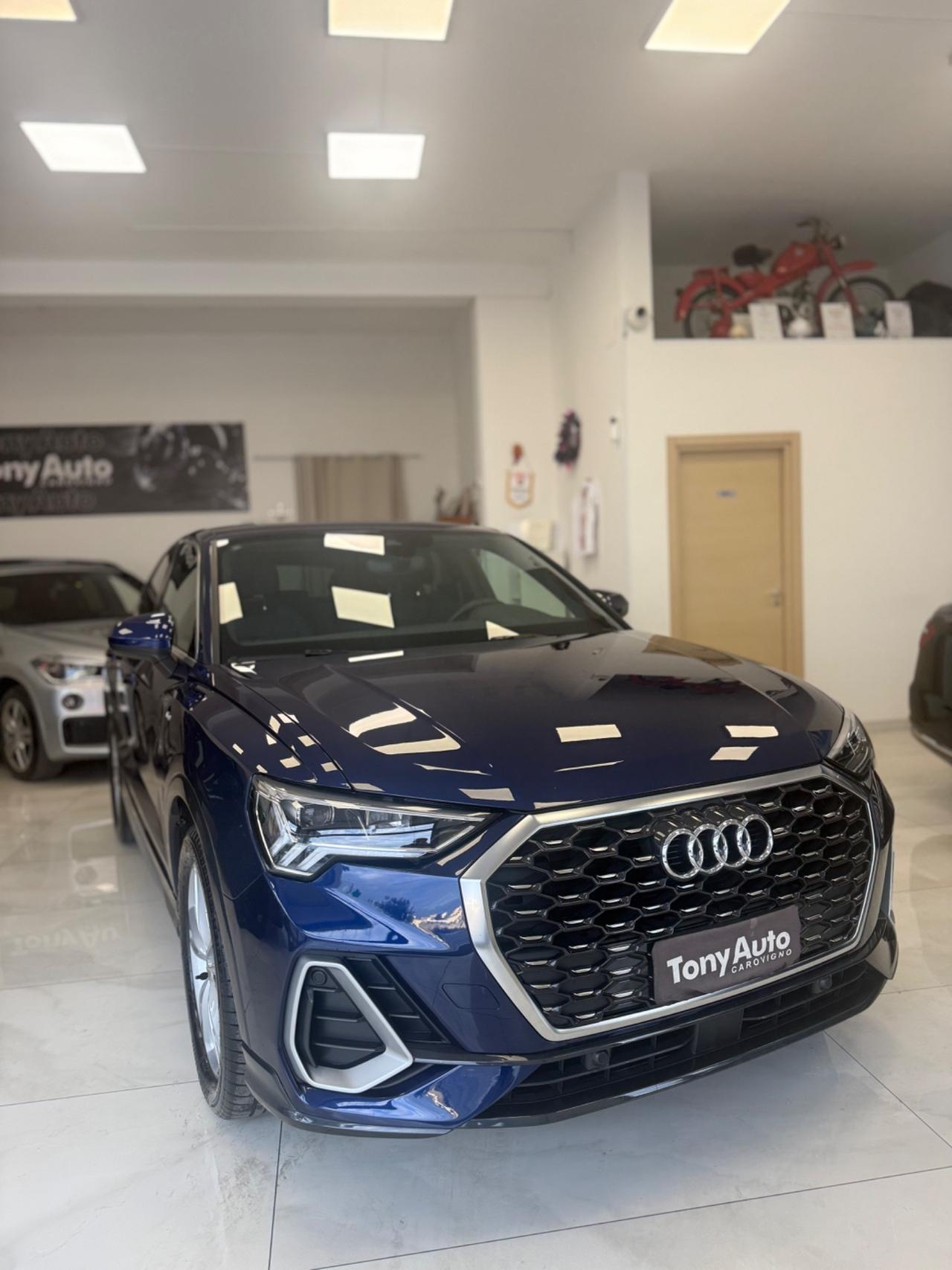 Audi Q3 SPORTBACK 35 tdi S-line edition S-tronic NAVI,TELECAMERA,FARI LED,APPLE CARPLAY,AZIENDALE ITA