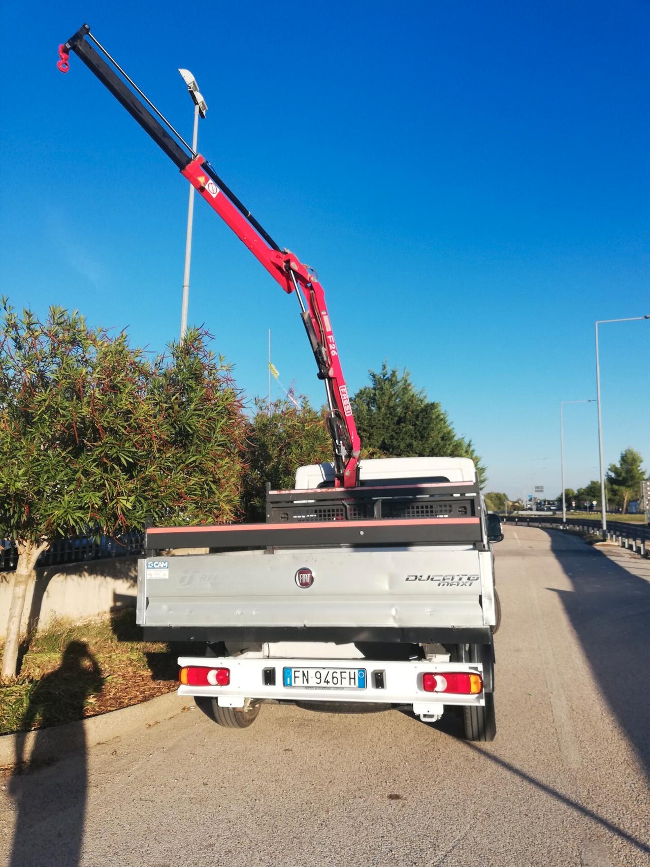 Fiat Ducato con gru mobile
