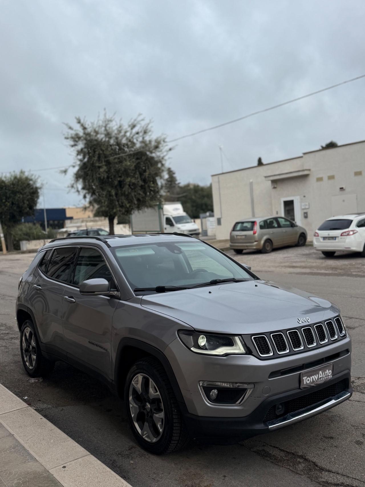 Jeep Compass 2.0mjt Limited 4wd 140cv auto NAVI FULL LED,INTERNI IN PELLE, KM CERTIFICATI JEEP,UNI PROP.
