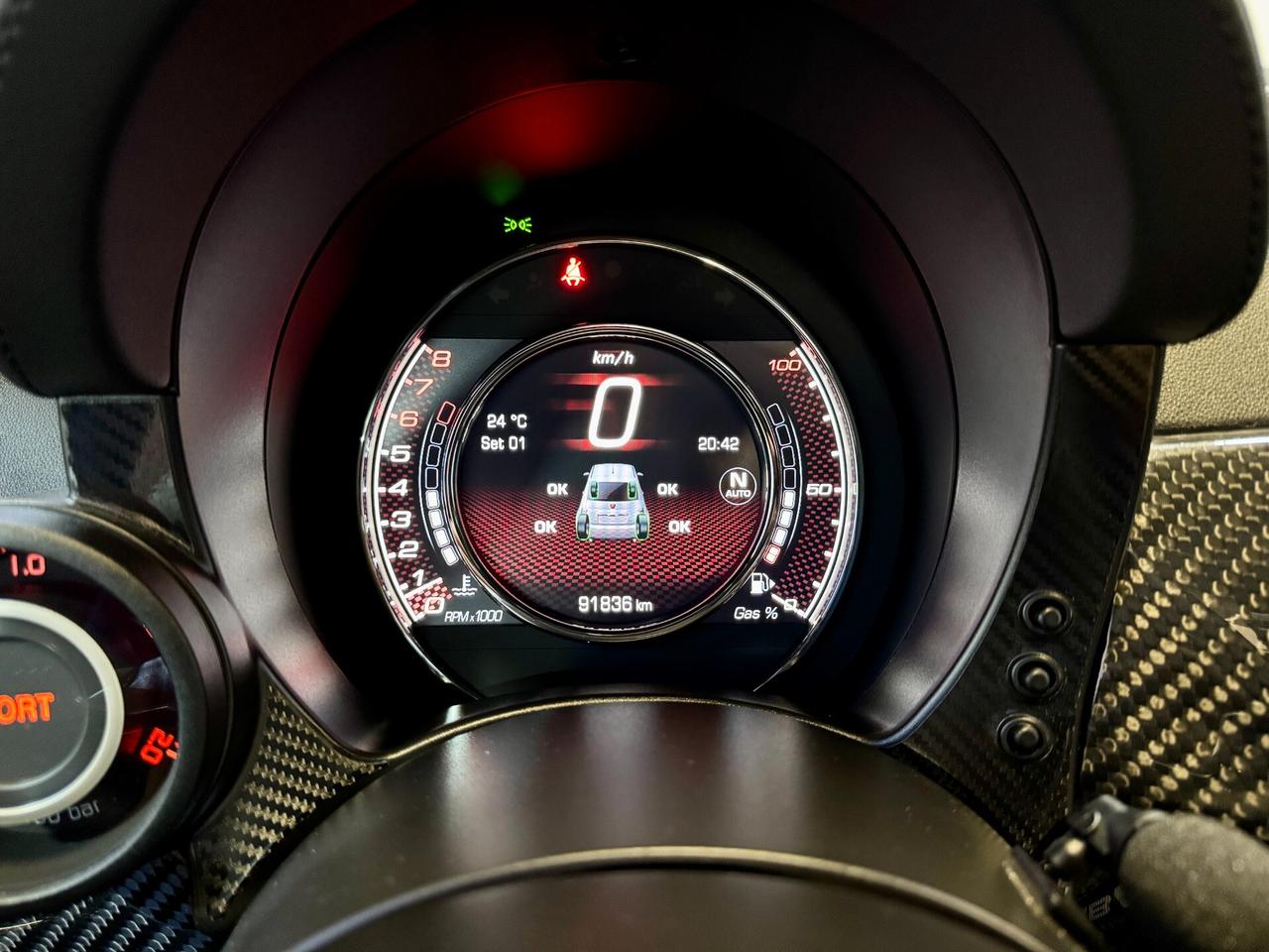Abarth 595 1.4 Turbo 180 CV MTA Carbon-Comp.