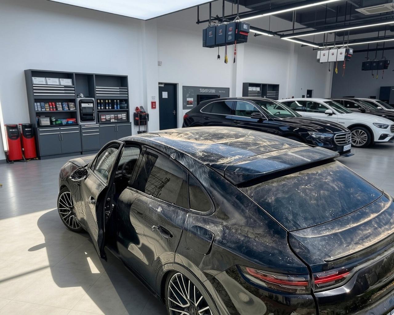 Porsche Cayenne 3.0 V6 E-Hybrid Platinum Edition INCIDENTATA