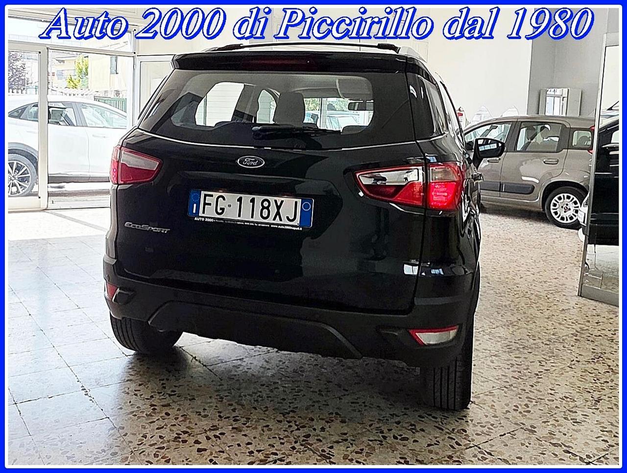 Ford EcoSport 1500 TDCi km tutti Certificati