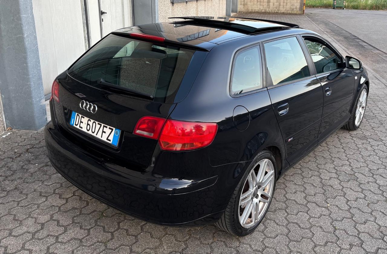 Audi A3 2.0 TFSI 200cv quattro Sline doppio tetto full