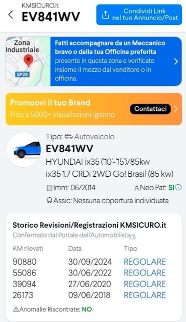 Hyundai iX35 1.7 CRDi 2WD Xpossible