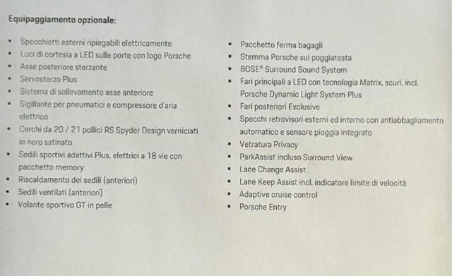PORSCHE 911 Targa 4 GTS Possibile Porsche Approved StraFull!!