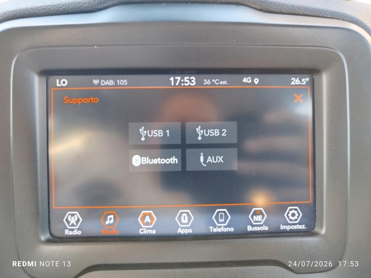 RENEGADE LIMITED 150cv AUTOM *PREZZO VERO* UNIPRO -54000 KM