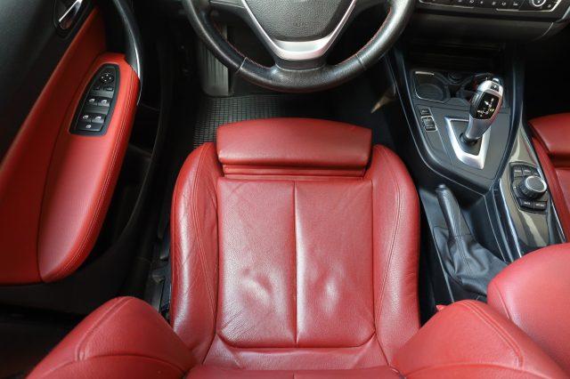 BMW 118 d 5p. Sport Automatica F20 Pelle ROSSA Cartier 18"