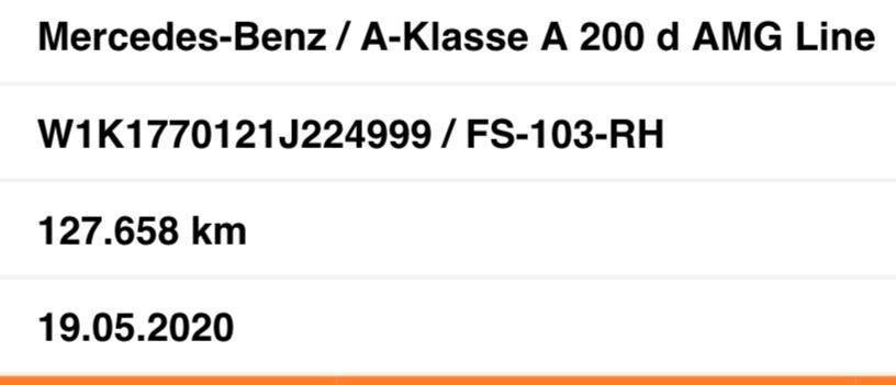 Mercedes-benz A 200 CDI AMG PREMIUM