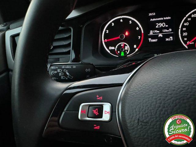 VOLKSWAGEN Polo 1.0 TGI 5p. Highline CarPlay Sensori Anteriori