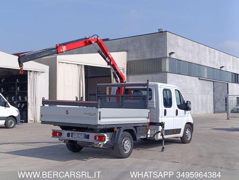 Fiat Ducato MAXI 35 LH1 2.3 Multijet 130CV 6M D.Cab.*GRU FASSI*CASSONE FISSO*