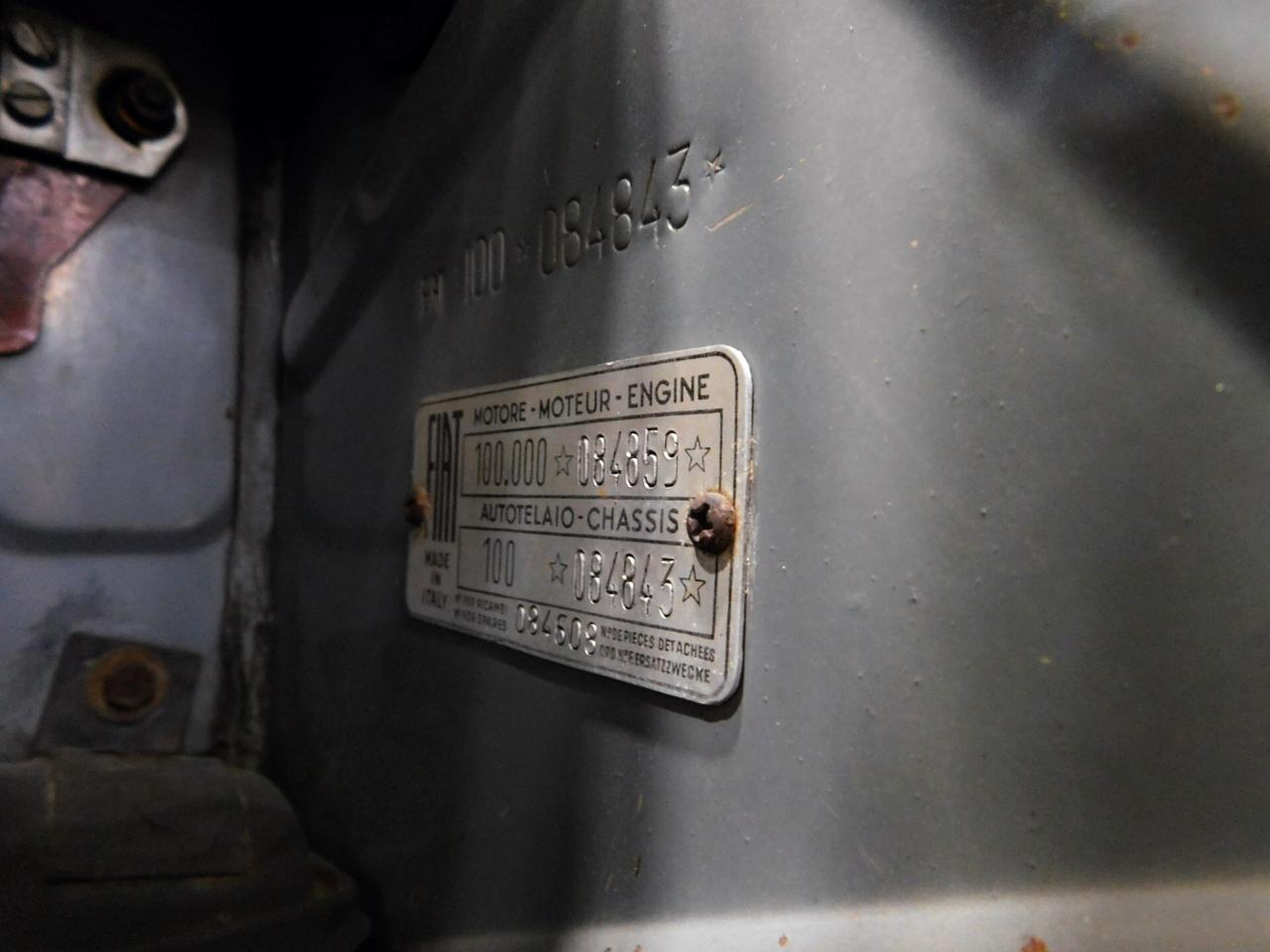 Fiat 600 Prima Serie - Porte a Vento - Vetri Scorrevoli