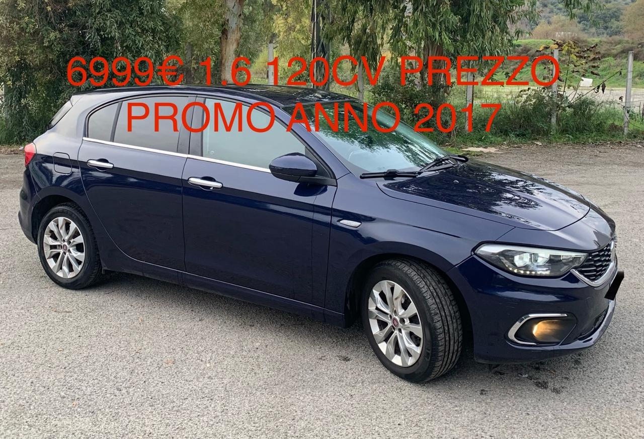 Fiat Tipo 1.6 Mjt S&S 5 porte Lounge
