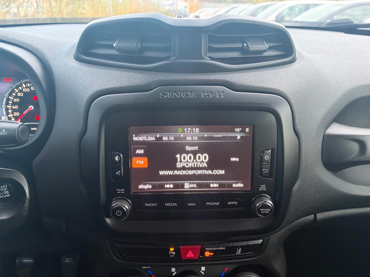 JEEEP RENEGADE LIMITED 1.6 MJT 120CV 116.000 KM ANNO 2017