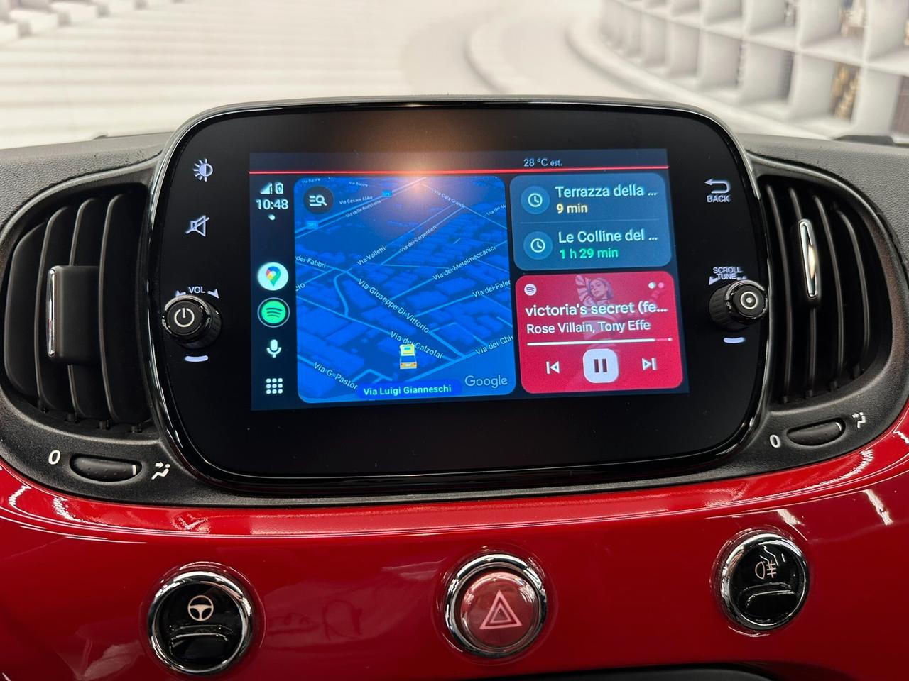 Fiat 500 1.0 hybrid 70cv-NEO PATENTANTI-KM CERTIFICATI-PERM