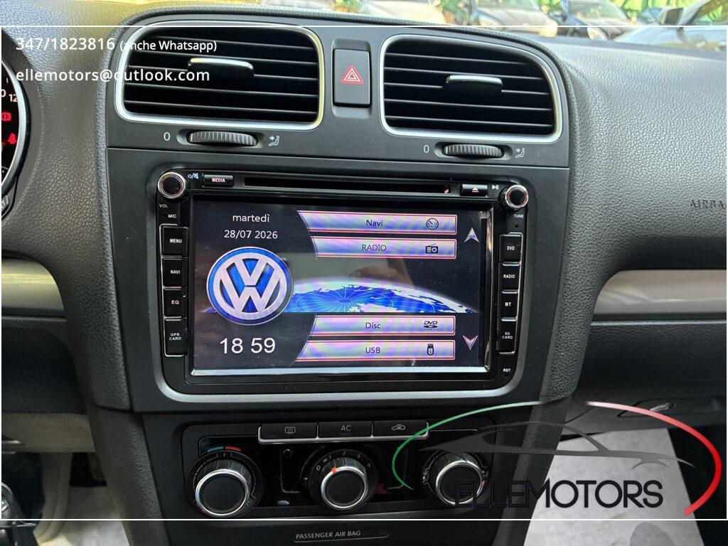 Volkswagen Golf VI 2008 VOLKSWAGEN GOLF 1.6 TDI COMFORTLINE UNICO PROP. NAVI LED PDC