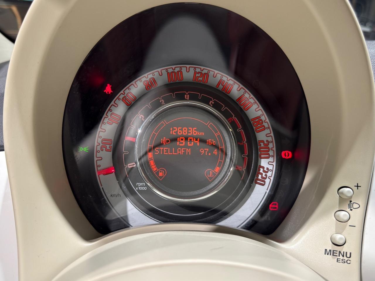 Fiat 500 1.2 Lounge **UNICO PROPRIETARIO** TETTO P