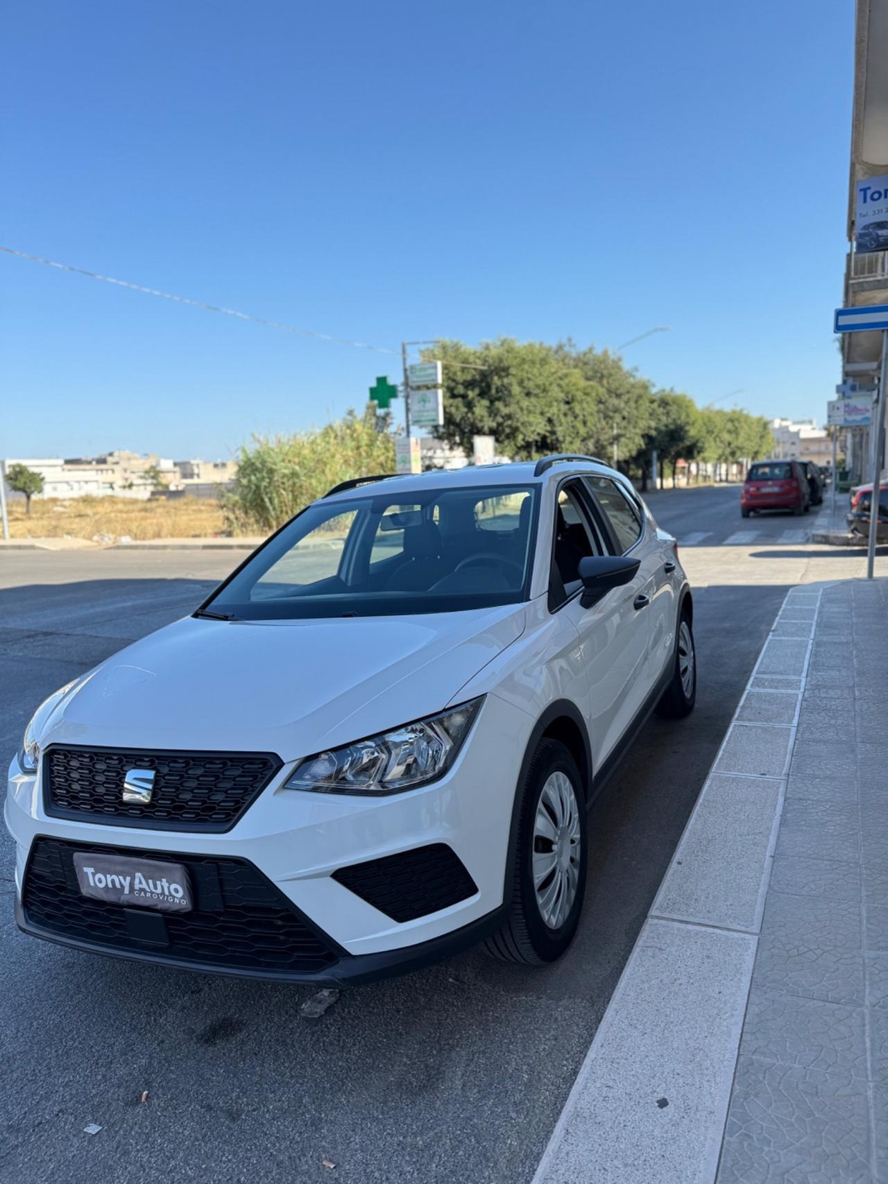 Seat Arona 1.0 tgi BENZMETANO 90cv FULL LINK,BLUETOOTH,USB,KM CERTIFICATI SEAT,UNI PROPRIETARIO