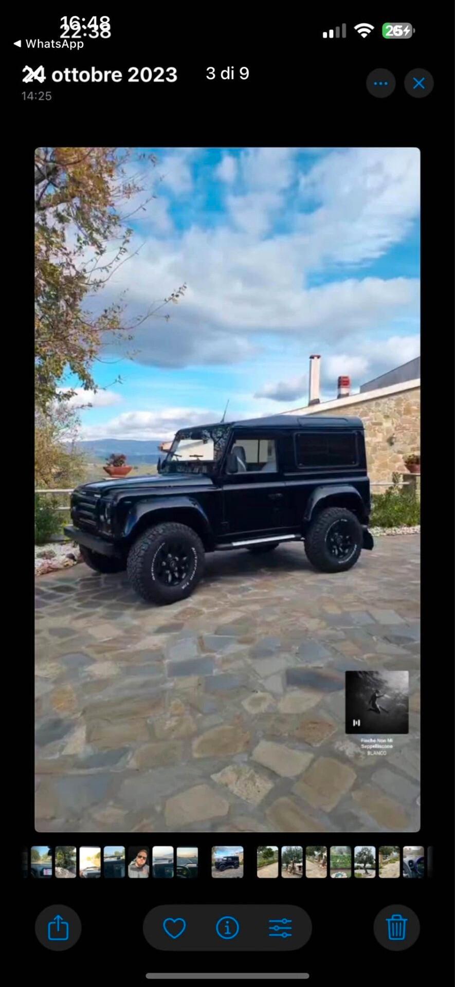 Land Rover Defender 90 TD5 Anno 2000 Total Black