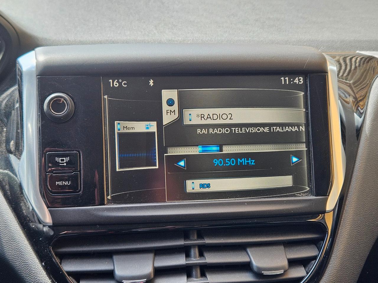 PEUGEOT 208 1200 BENZINA 82 CV UNICO PROPRIETARIO